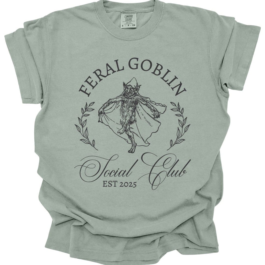 Feral Goblin Social Club T-shirt - Comfort Colors