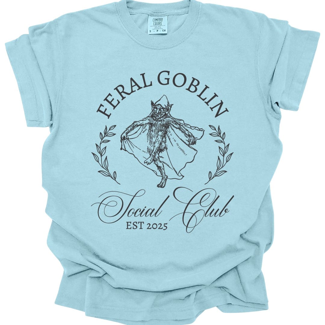 Feral Goblin Social Club T-shirt - Comfort Colors