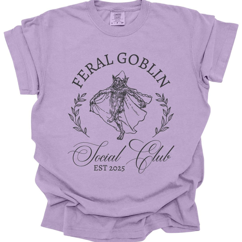 Feral Goblin Social Club T-shirt - Comfort Colors
