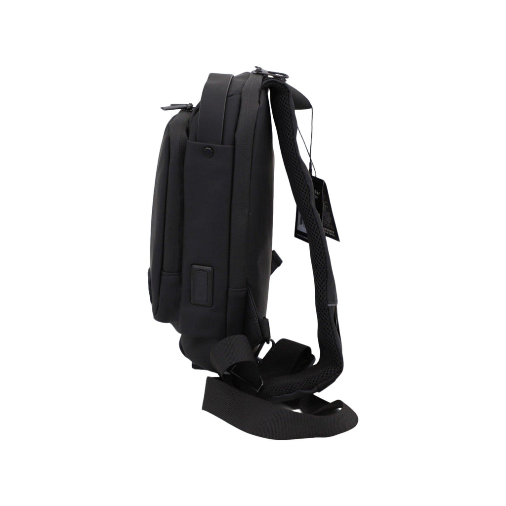 Executive Tech Smell Proof Crossbody w/USB-C Fast Charge Port + Hidden Lock (FireBar Labs x PBAL)