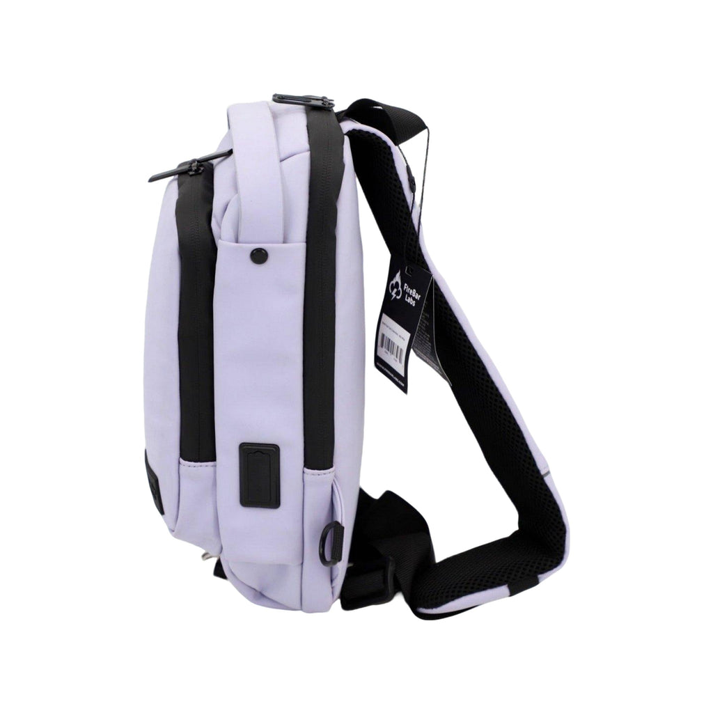 Executive Tech Smell Proof Crossbody w/USB-C Fast Charge Port + Hidden Lock (FireBar Labs x PBAL)