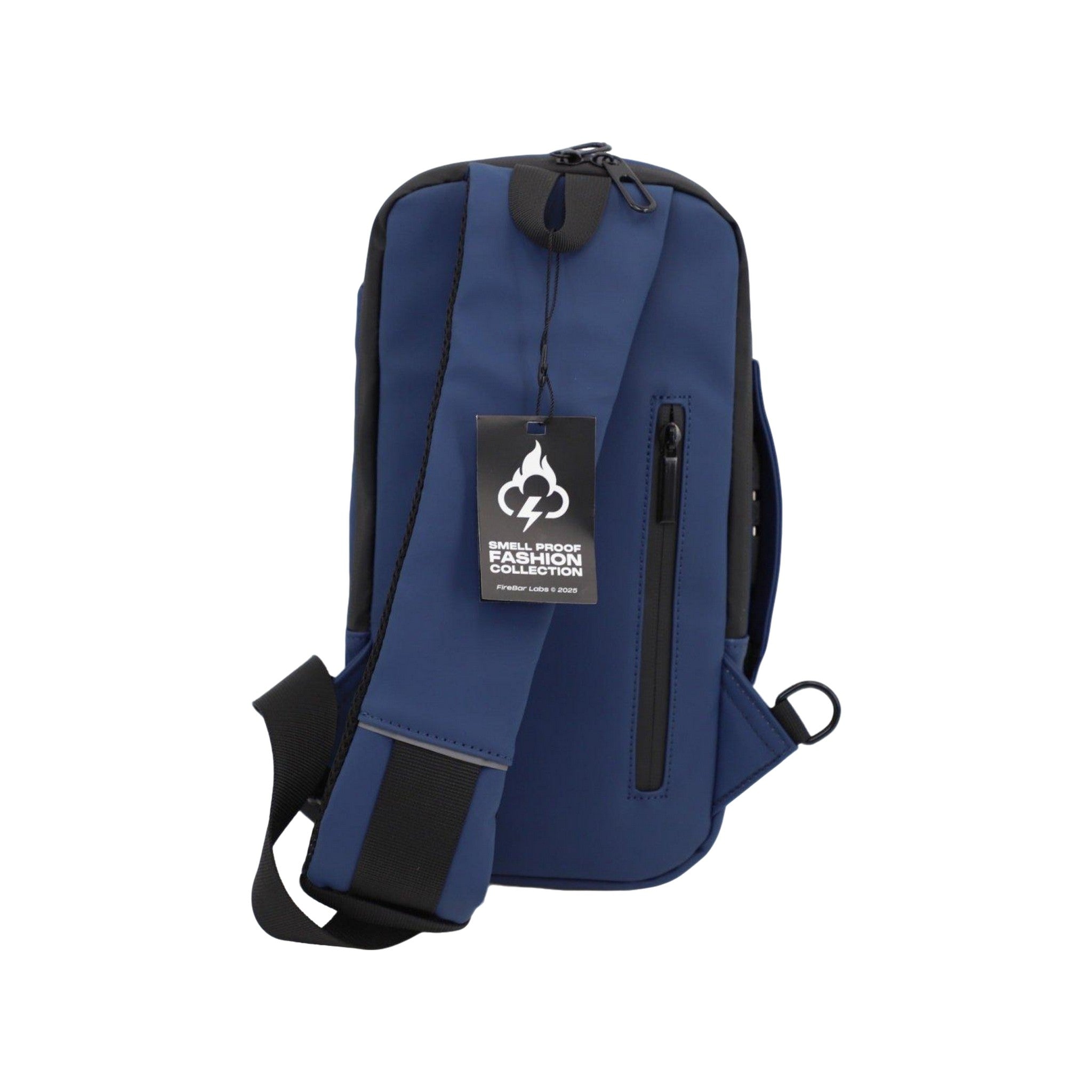 Executive Tech Smell Proof Crossbody w/USB-C Fast Charge Port + Hidden Lock (FireBar Labs x PBAL)