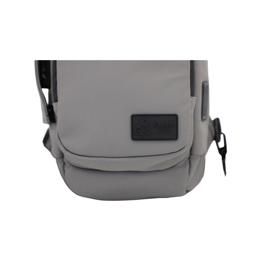 Executive Tech Smell Proof Crossbody w/USB-C Fast Charge Port + Hidden Lock (FireBar Labs x PBAL)