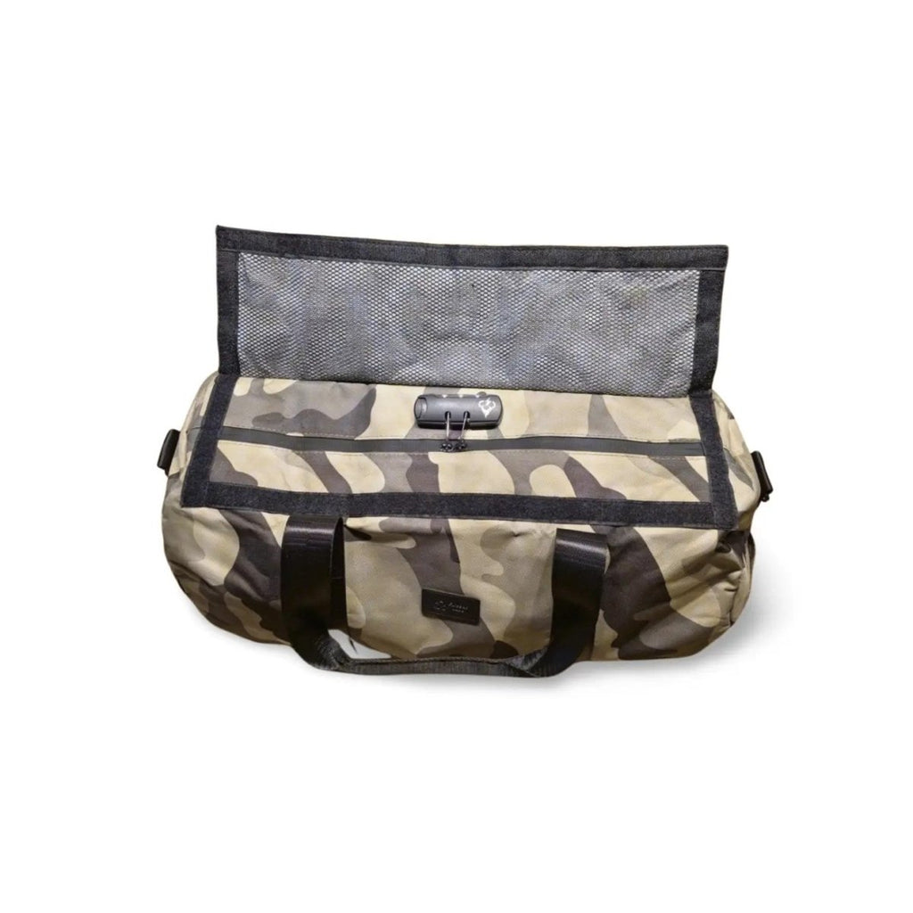 Essential Smell Proof Max Duffle Bag - Fashionable, Discreet + Hidden Lock (FireBar Labs x PBAL)