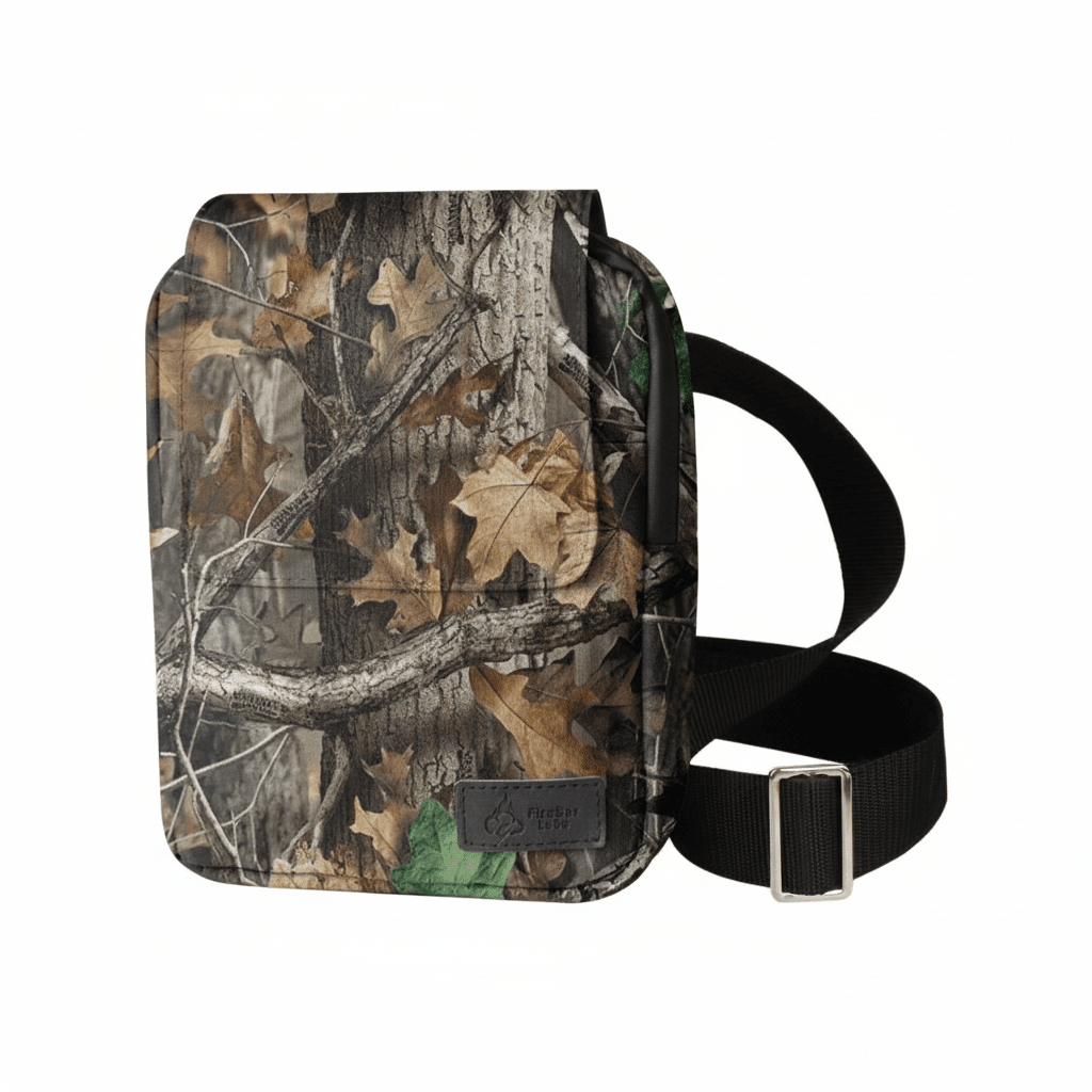 Essential Smell Proof Messenger Bag - Fashionable, Discreet + Hidden Lock (FireBar Labs x PBAL)