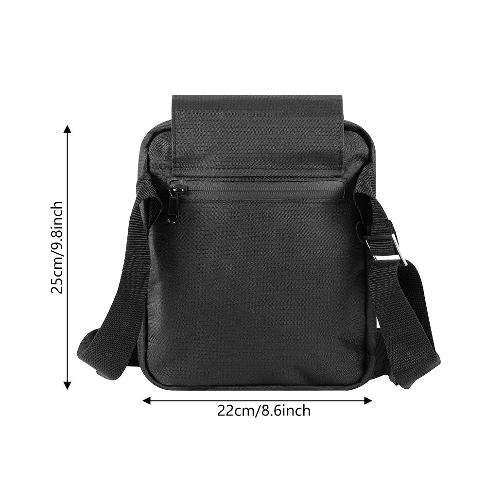 Essential Smell Proof Messenger Bag - Fashionable, Discreet + Hidden Lock (FireBar Labs x PBAL)