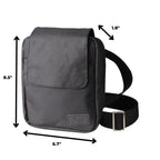 Essential Smell Proof Messenger Bag - Fashionable, Discreet + Hidden Lock (FireBar Labs x PBAL)