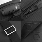 Essential Smell Proof Messenger Bag - Fashionable, Discreet + Hidden Lock (FireBar Labs x PBAL)