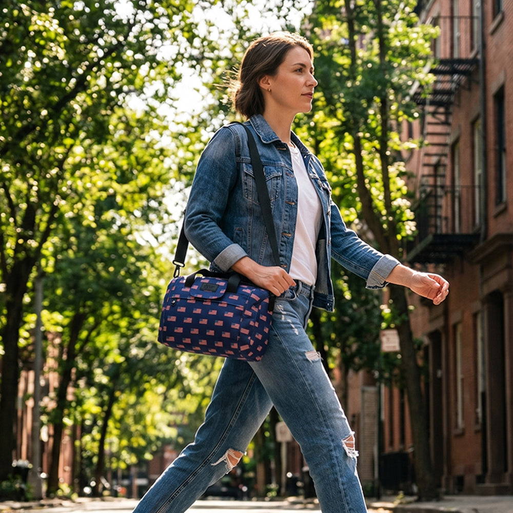 Essential Smell Proof Mini Duffle Bag - Fashionable, Discreet + Hidden Lock (FireBar Labs x PBAL)
