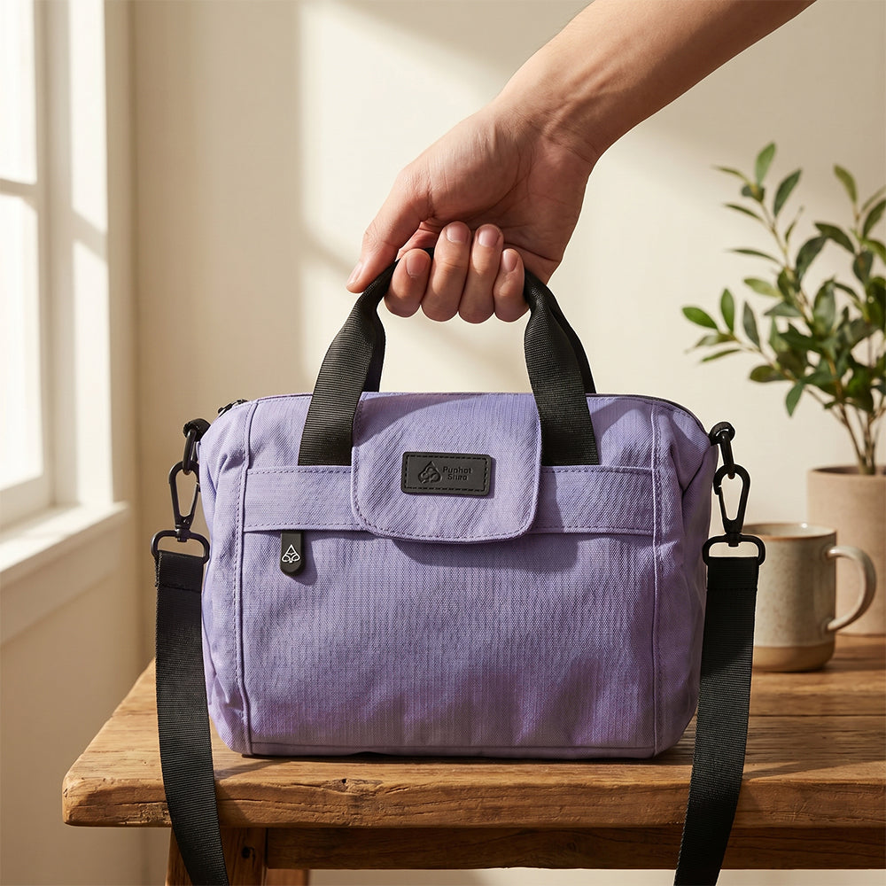 Essential Smell Proof Mini Duffle Bag - Fashionable, Discreet + Hidden Lock (FireBar Labs x PBAL)