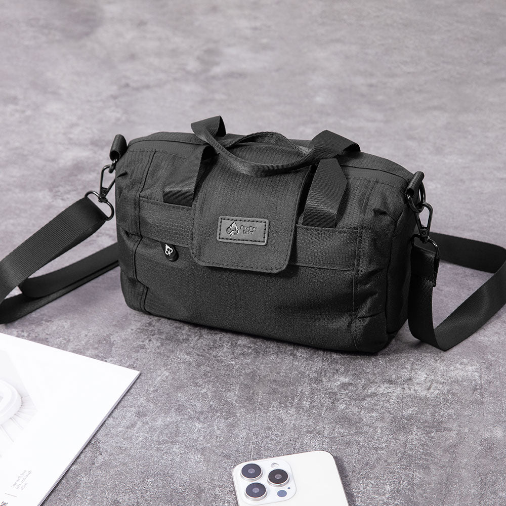Essential Smell Proof Mini Duffle Bag - Fashionable, Discreet + Hidden Lock (FireBar Labs x PBAL)
