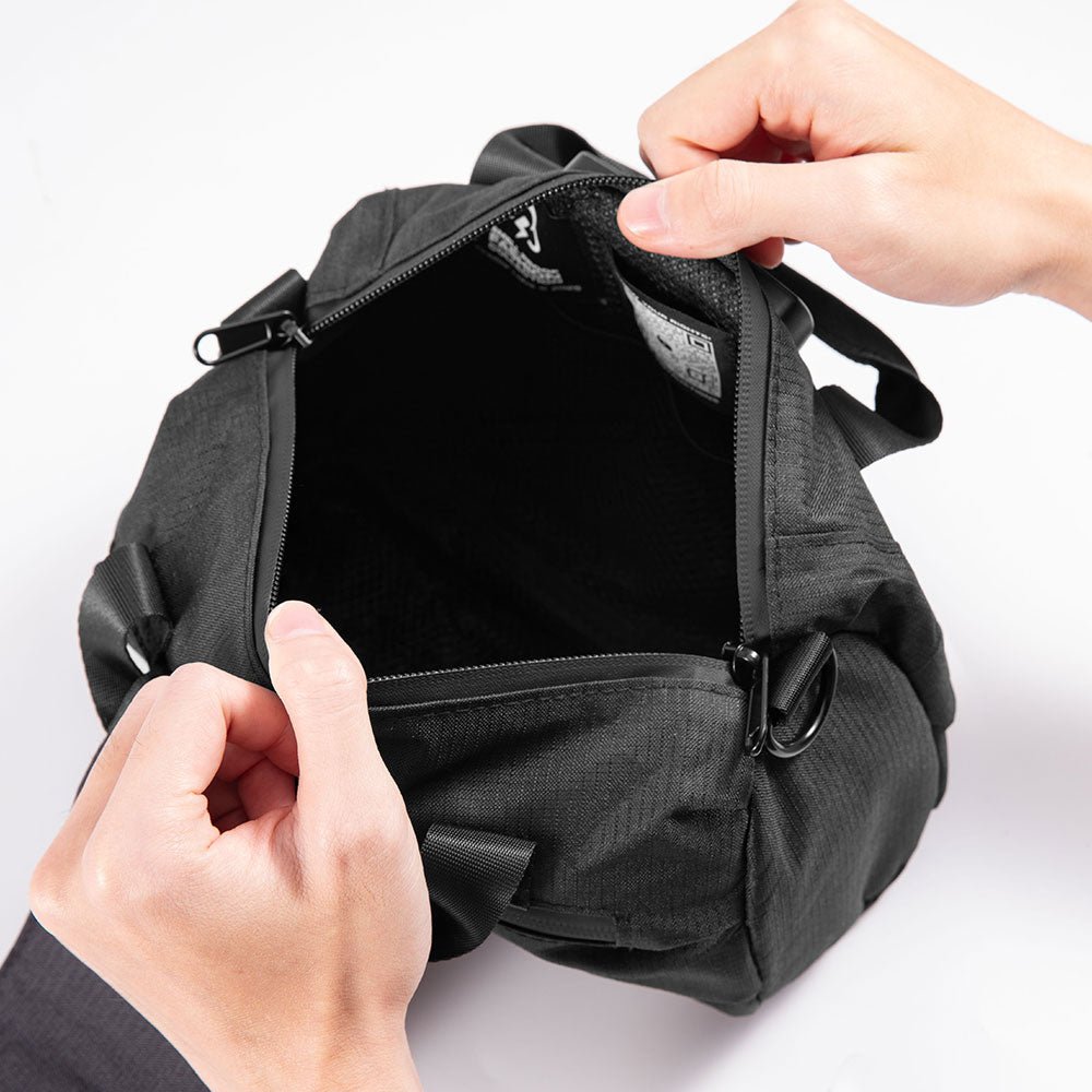 Essential Smell Proof Mini Duffle Bag - Fashionable, Discreet + Hidden Lock (FireBar Labs x PBAL)