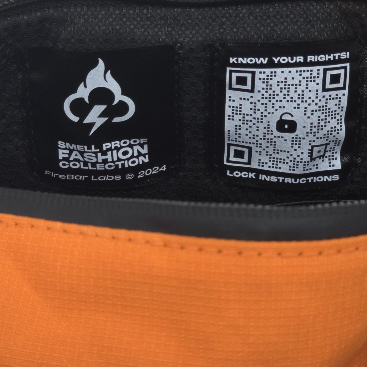 Essential Smell Proof Mini Duffle Bag - Fashionable, Discreet + Hidden Lock (FireBar Labs x PBAL)