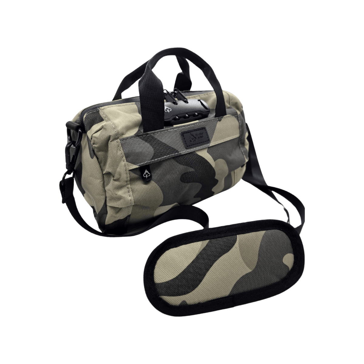 Essential Smell Proof Mini Duffle Bag - Fashionable, Discreet + Hidden Lock (FireBar Labs x PBAL)