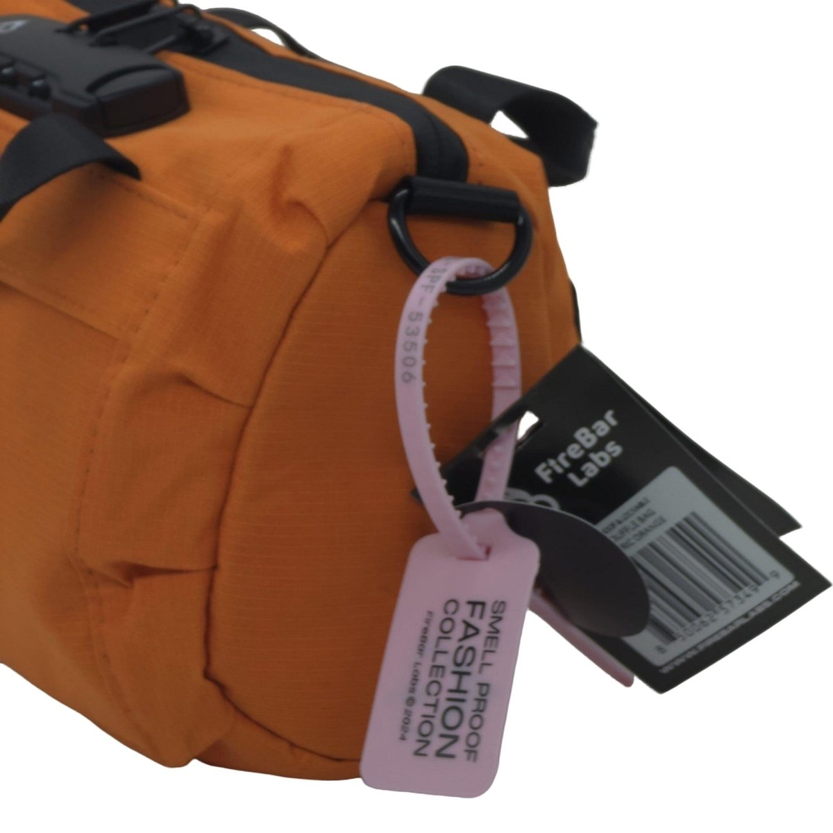 Essential Smell Proof Mini Duffle Bag - Fashionable, Discreet + Hidden Lock (FireBar Labs x PBAL)