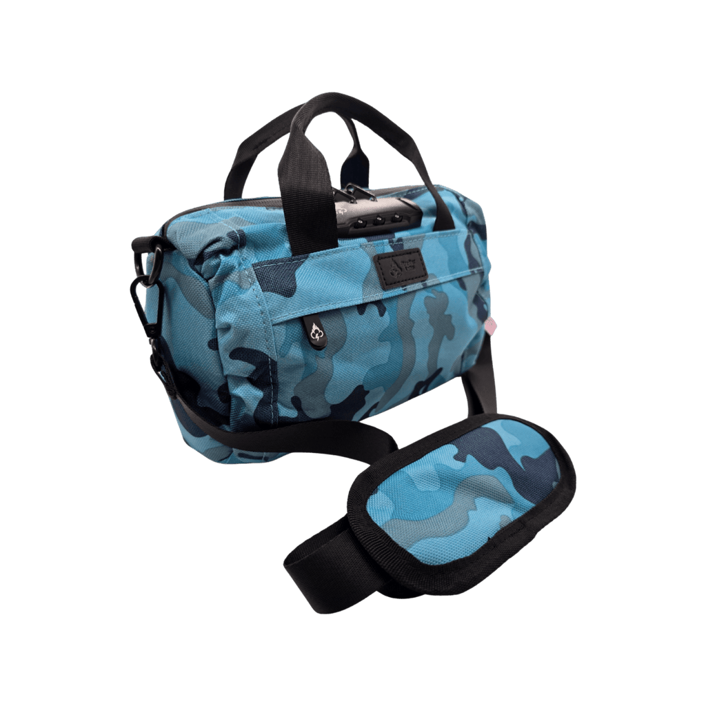 Essential Smell Proof Mini Duffle Bag - Fashionable, Discreet + Hidden Lock (FireBar Labs x PBAL)