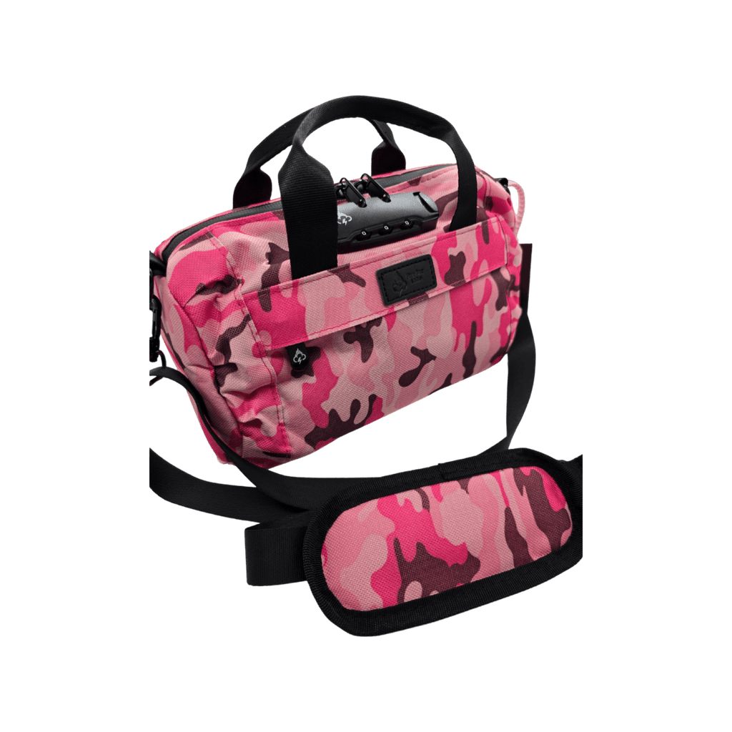 Essential Smell Proof Mini Duffle Bag - Fashionable, Discreet + Hidden Lock (FireBar Labs x PBAL)