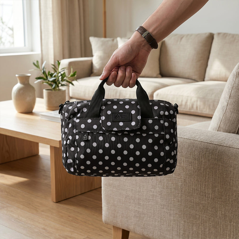 Essential Smell Proof Mini Duffle Bag - Fashionable, Discreet + Hidden Lock (FireBar Labs x PBAL)