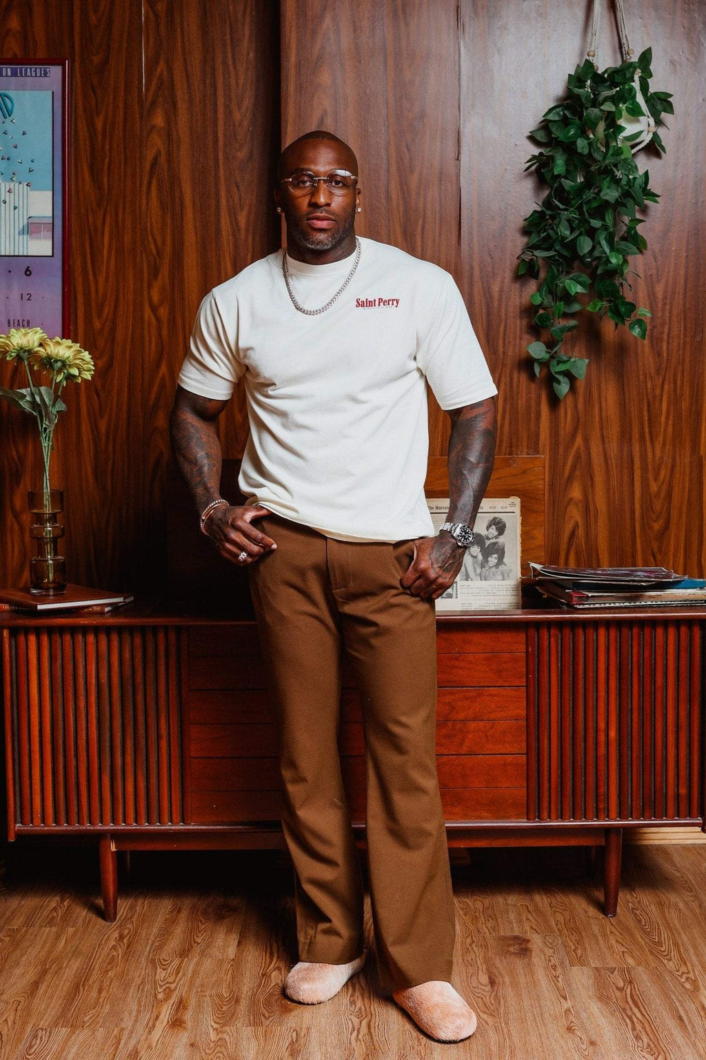Flare Pants - Brown