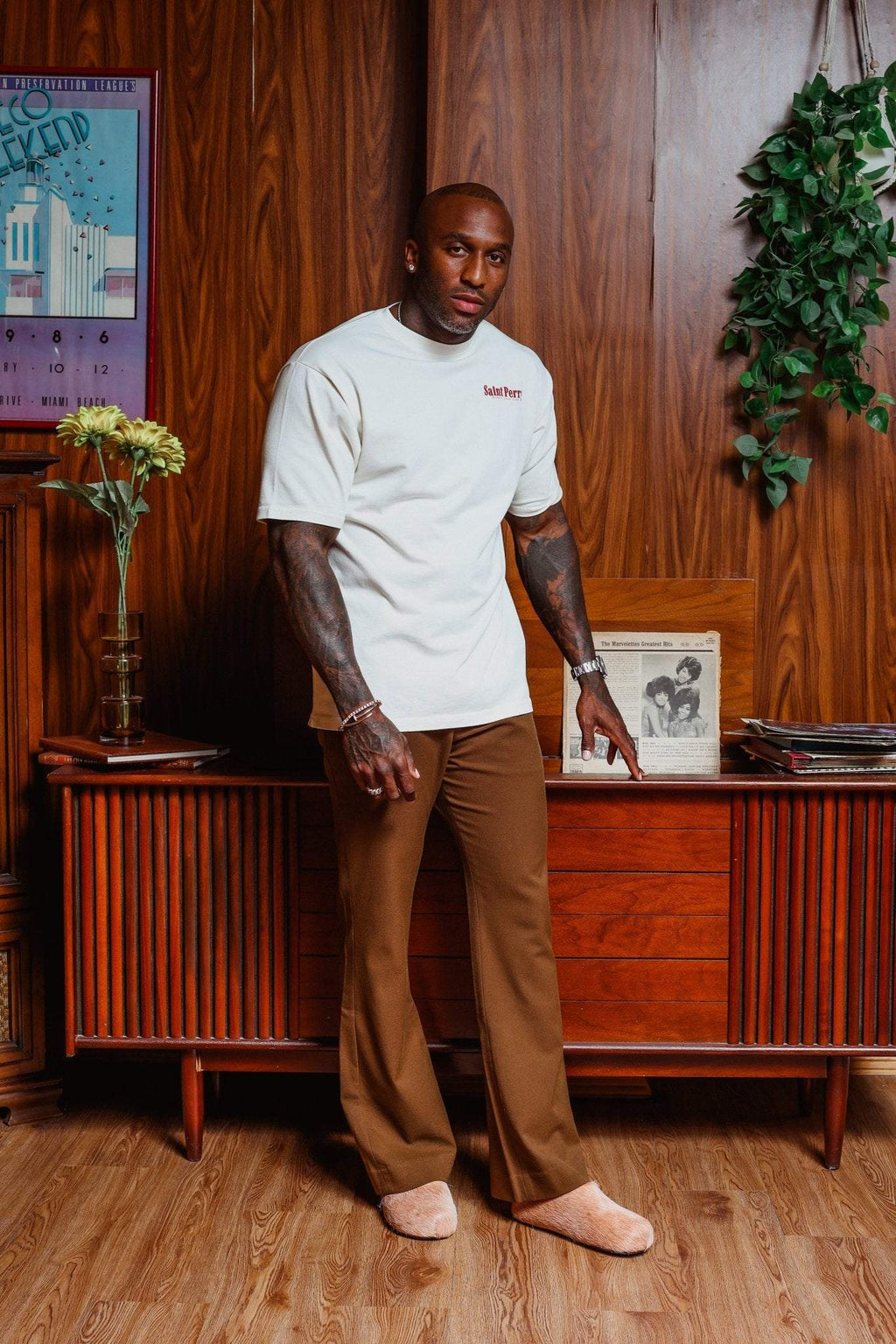 Flare Pants - Brown