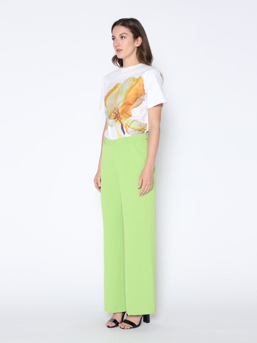 Gracia Fashion Women's Flower Print Design T-Shirt