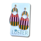 Fruit Stripe Statement Earrings