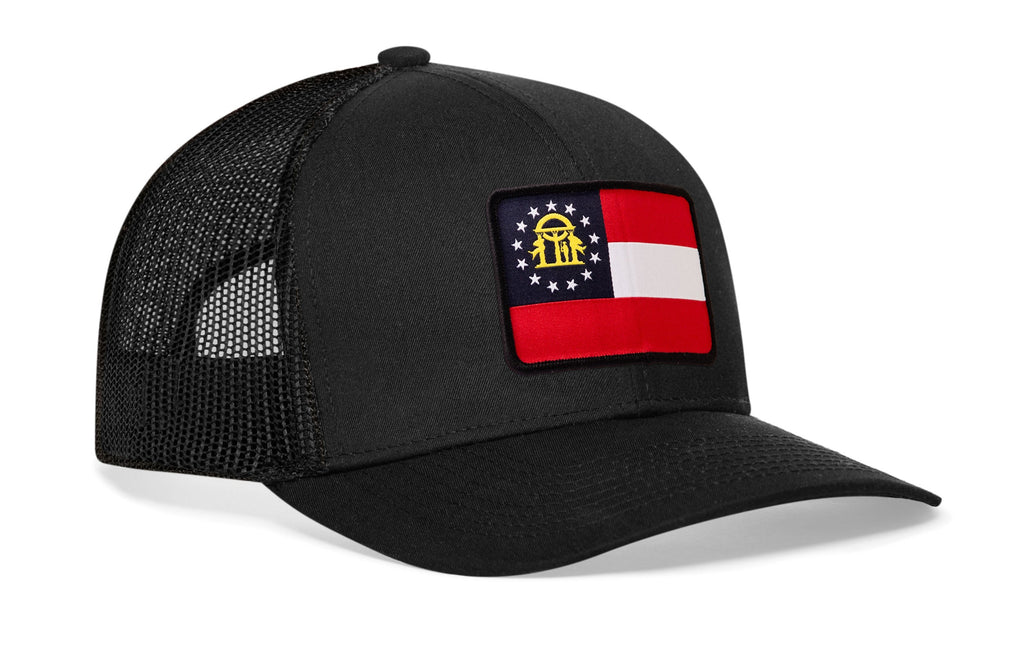 Georgia Flag Trucker Hat  |  GA Snapback
