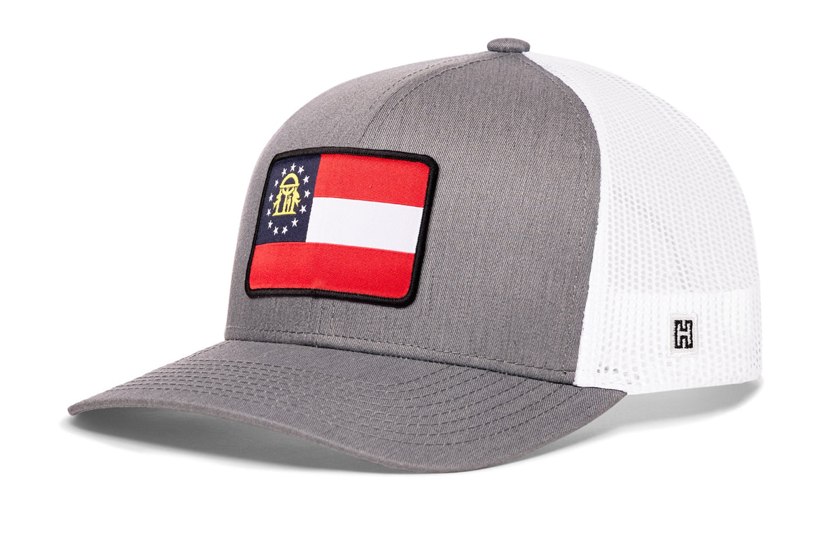 Georgia Flag Trucker Hat  |  GA Snapback