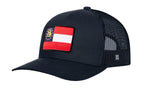 Georgia Flag Trucker Hat  |  GA Snapback