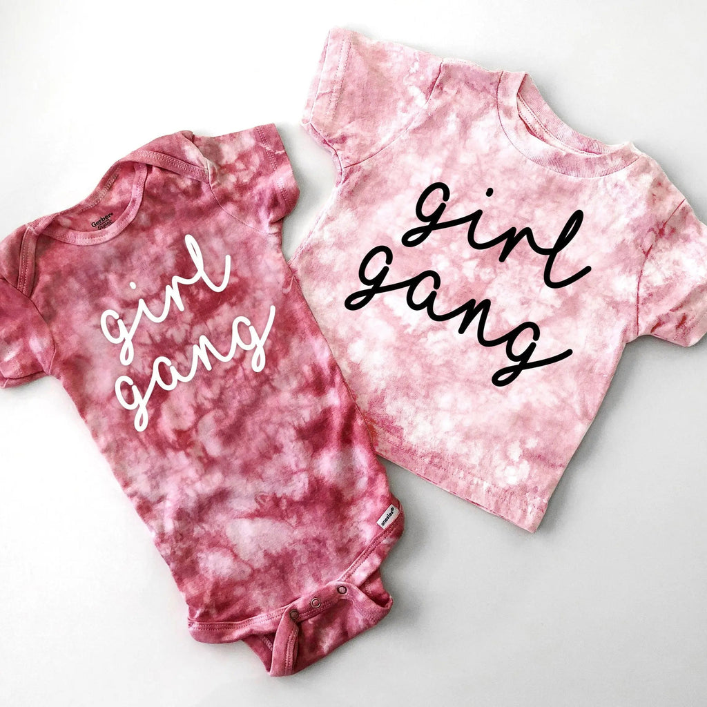 Girl Gang Shirts | Custom Tie Dye T-Shirts and Bodysuits