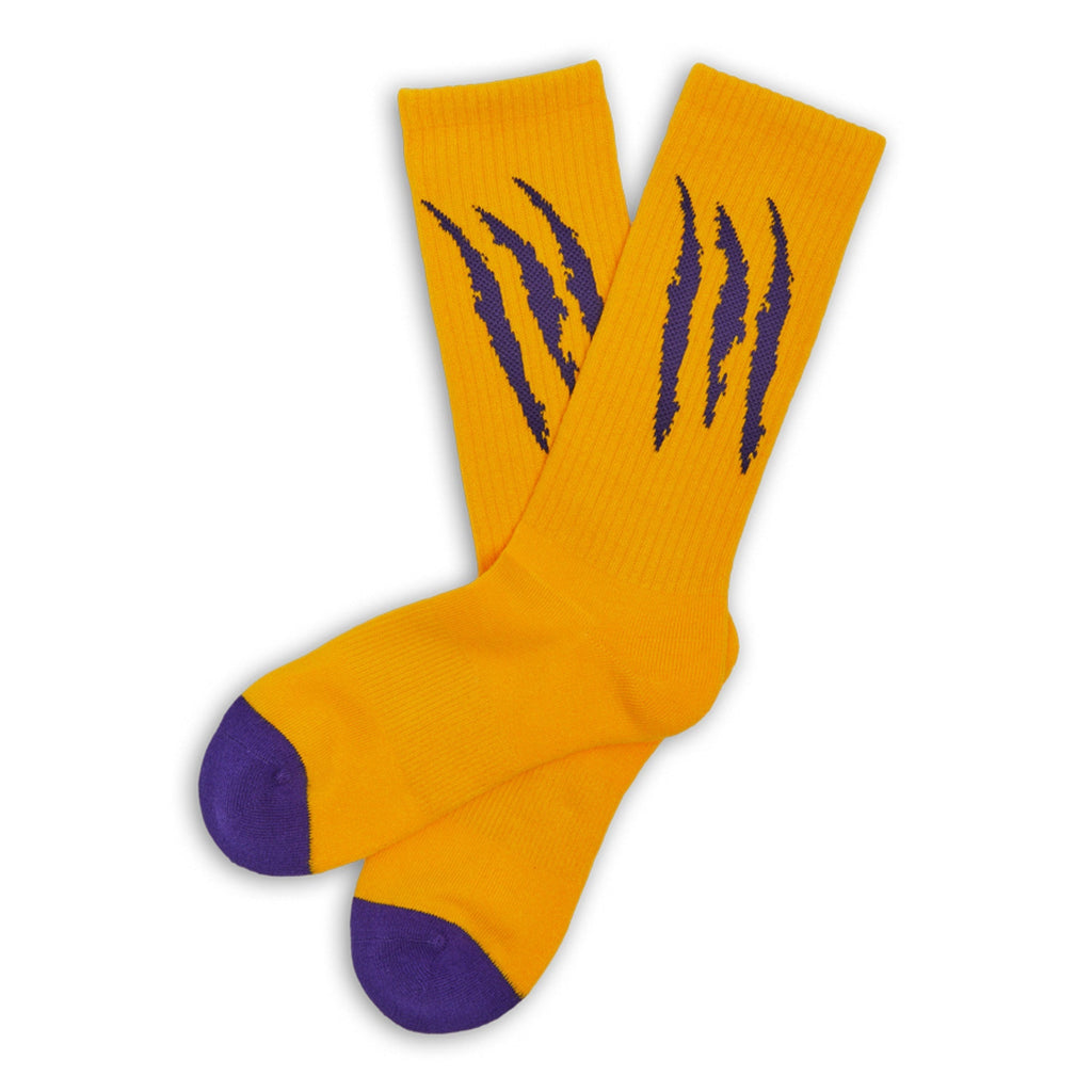 Gold Scratch Casual Socks