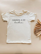Grandpa is My Bestie Organic Kids T-shirt