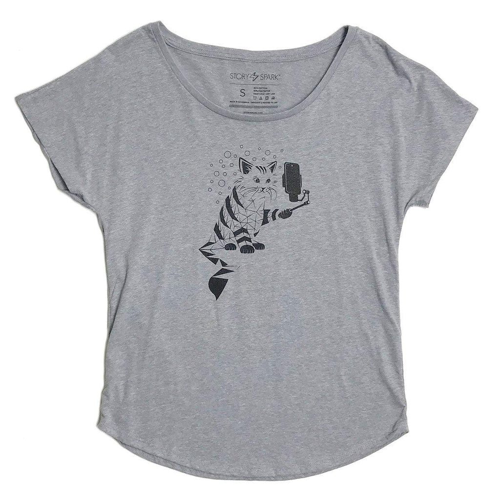 Snap Cat Dolman Shirt