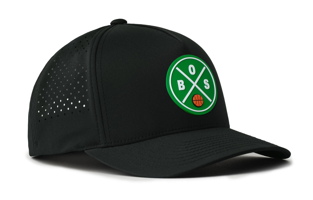 Boston Basketball Performance 5-Panel Hat  |  BOS X Flexfit Snapback