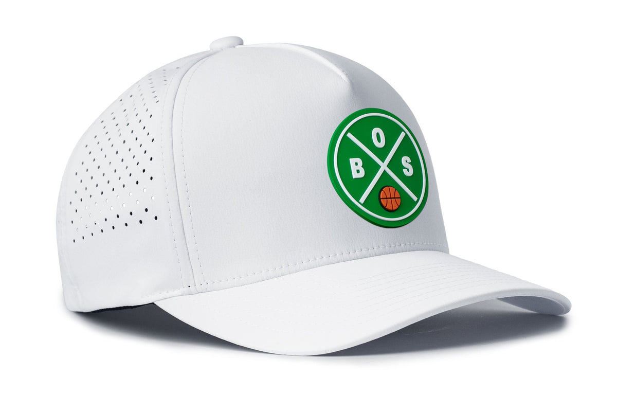Boston Basketball Performance 5-Panel Hat  |  BOS X Flexfit Snapback