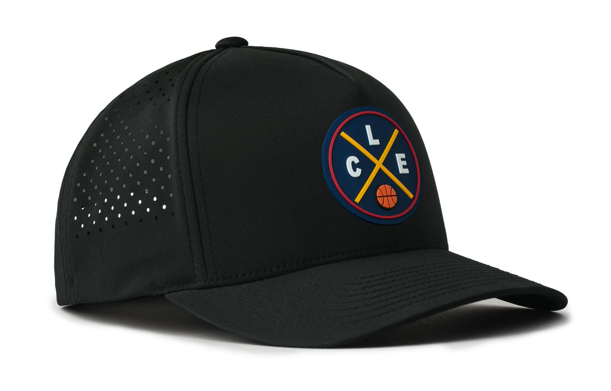 Cleveland Basketball Performance 5-Panel Hat  |  CLE X Flexfit Snapback