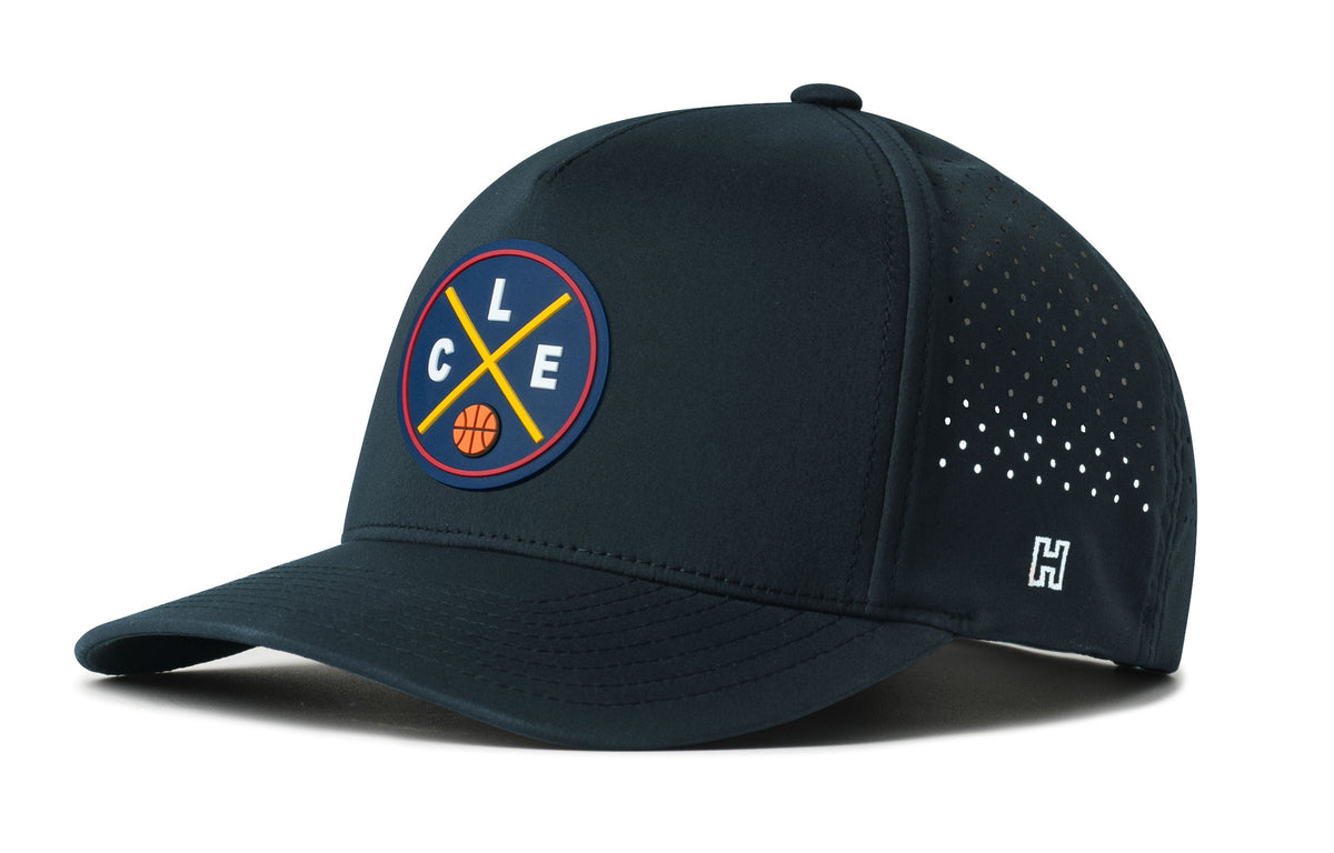Cleveland Basketball Performance 5-Panel Hat  |  CLE X Flexfit Snapback
