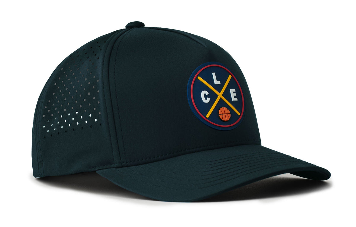 Cleveland Basketball Performance 5-Panel Hat  |  CLE X Flexfit Snapback