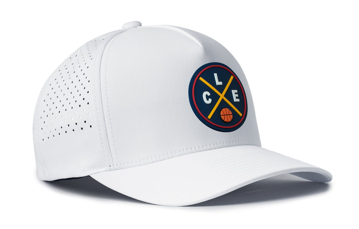 Cleveland Basketball Performance 5-Panel Hat  |  CLE X Flexfit Snapback