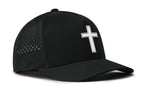 Cross Performance 5-Panel Hat  |  White Christian Flexfit Snapback