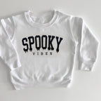 Spooky Vibes Embroidered Matching Sweatshirts for Halloween