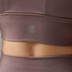 High Neck Pocket Long Bra