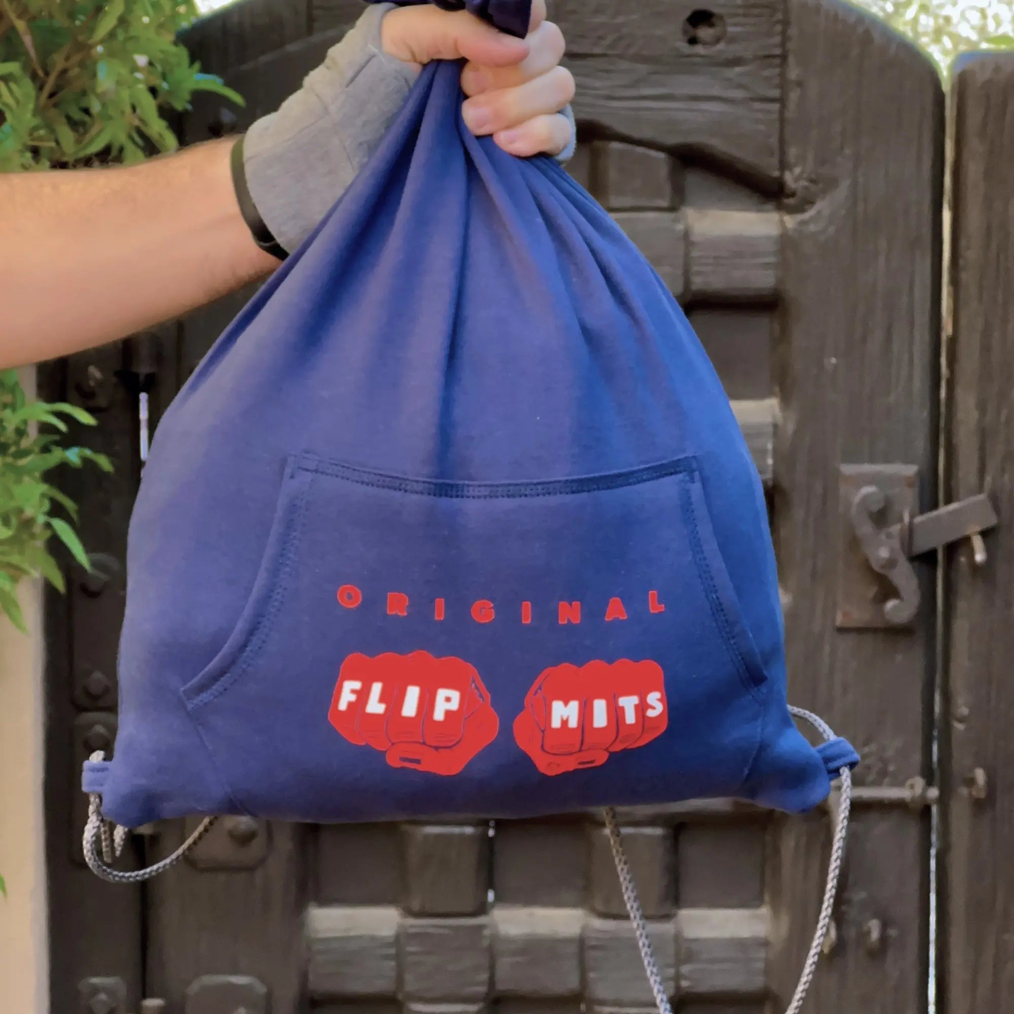 Hoody-Style Drawstring Bag