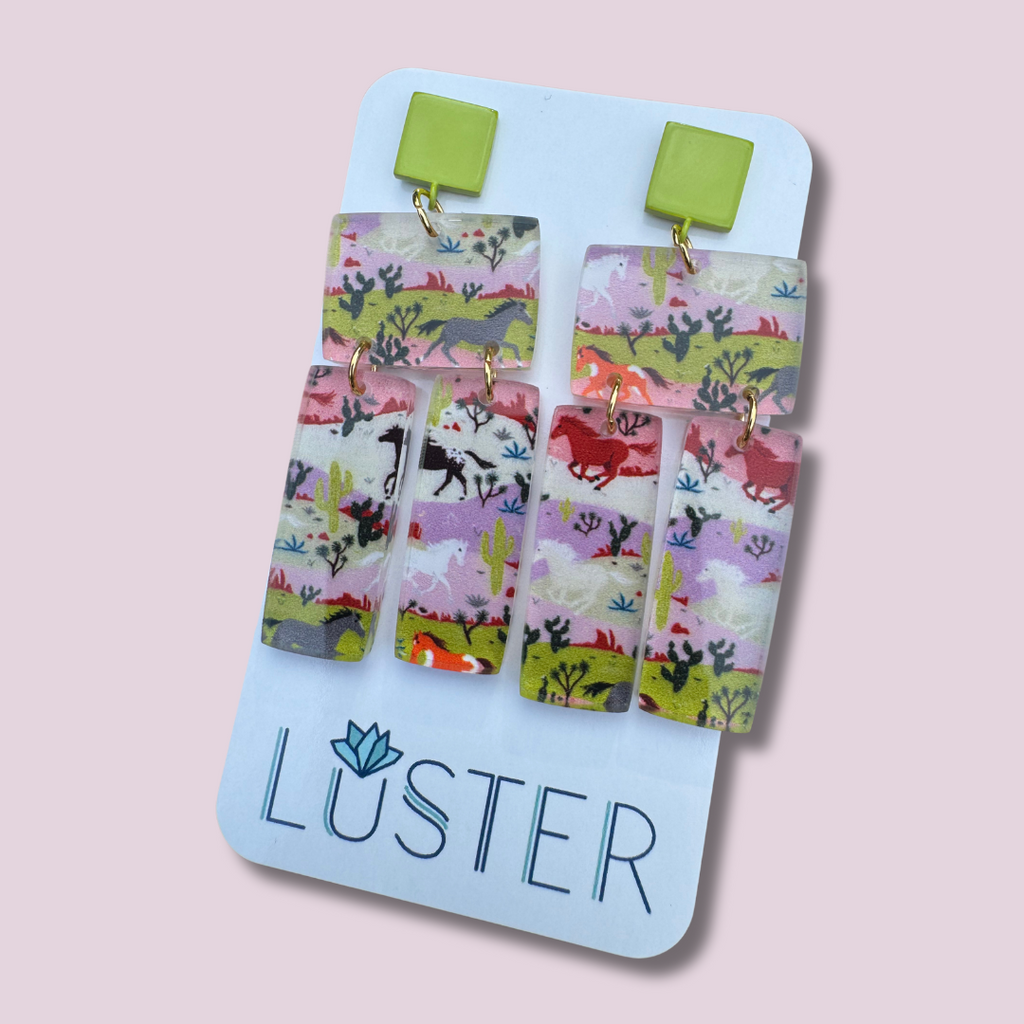 Frolicking Filly Earrings