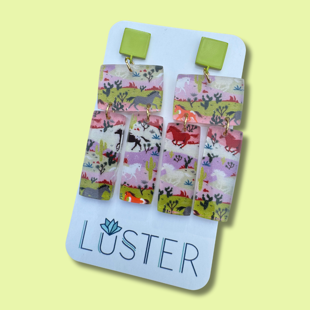Frolicking Filly Earrings