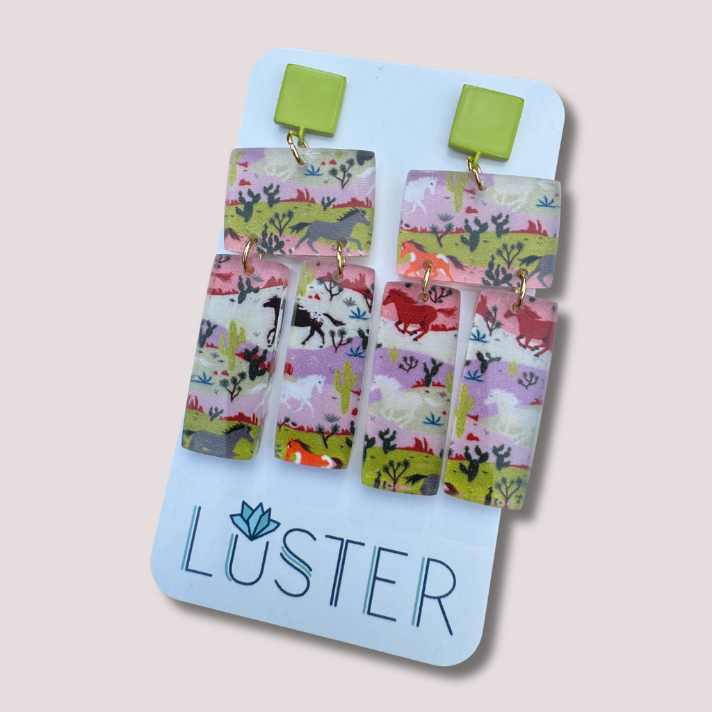 Frolicking Filly Earrings
