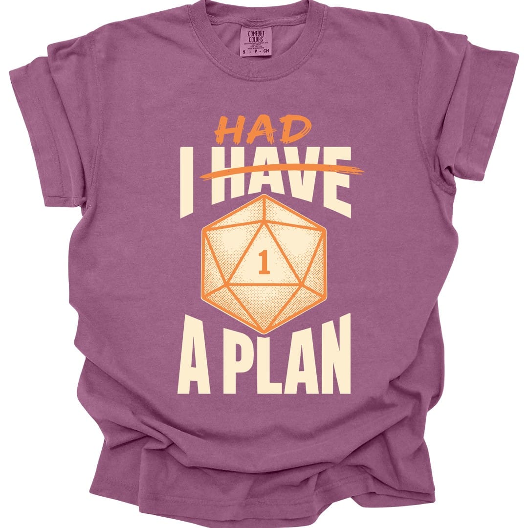 I Had A Plan T-Shirt - Comfort Colors