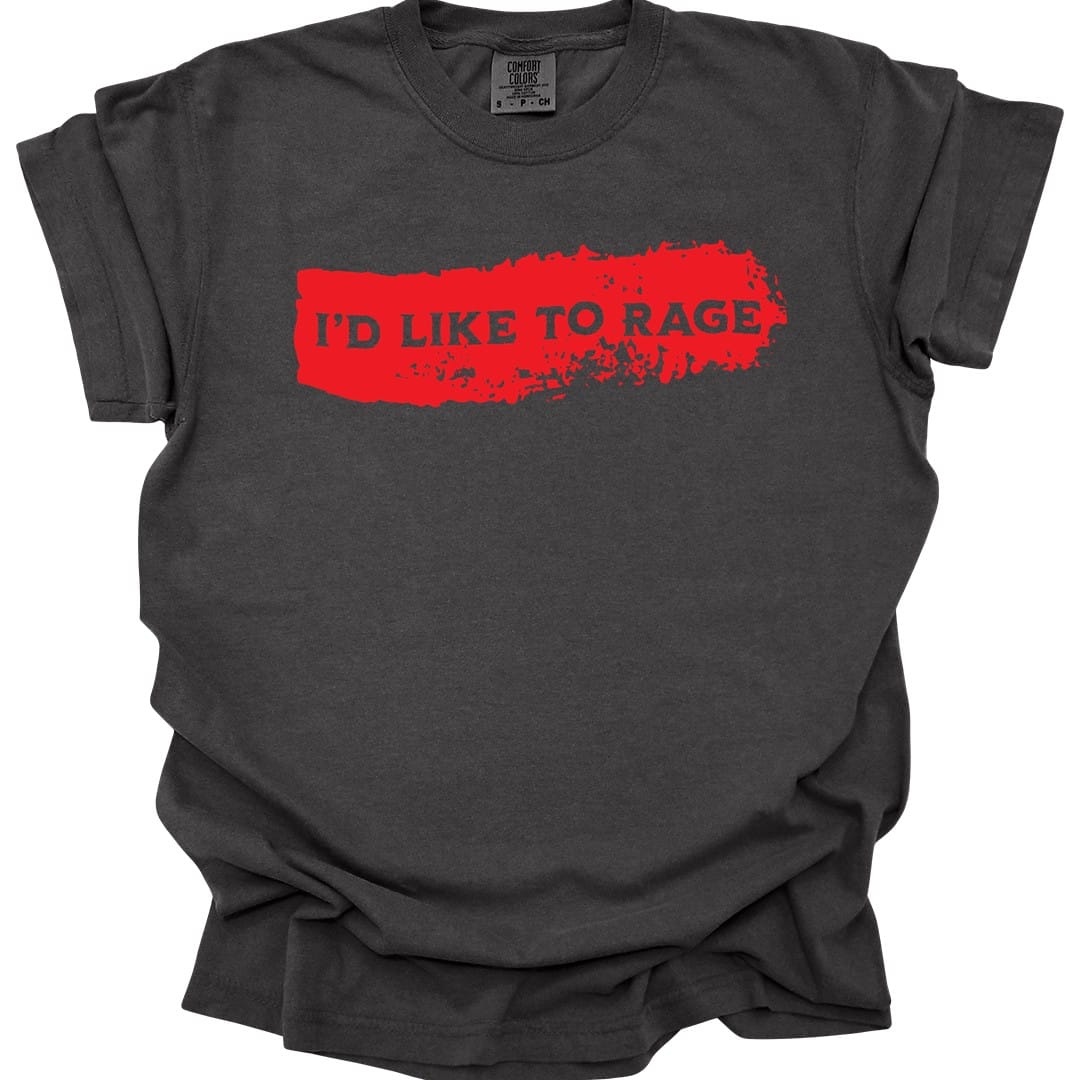 I'd Like to Rage Bloodstain T-Shirt - Comfort Colors