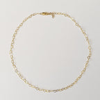 Dainty Gold Filled Heart Chain Necklace – Minimalist Everyday Jewelry, Custom Length