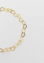 Dainty Gold Filled Heart Chain Necklace – Minimalist Everyday Jewelry, Custom Length